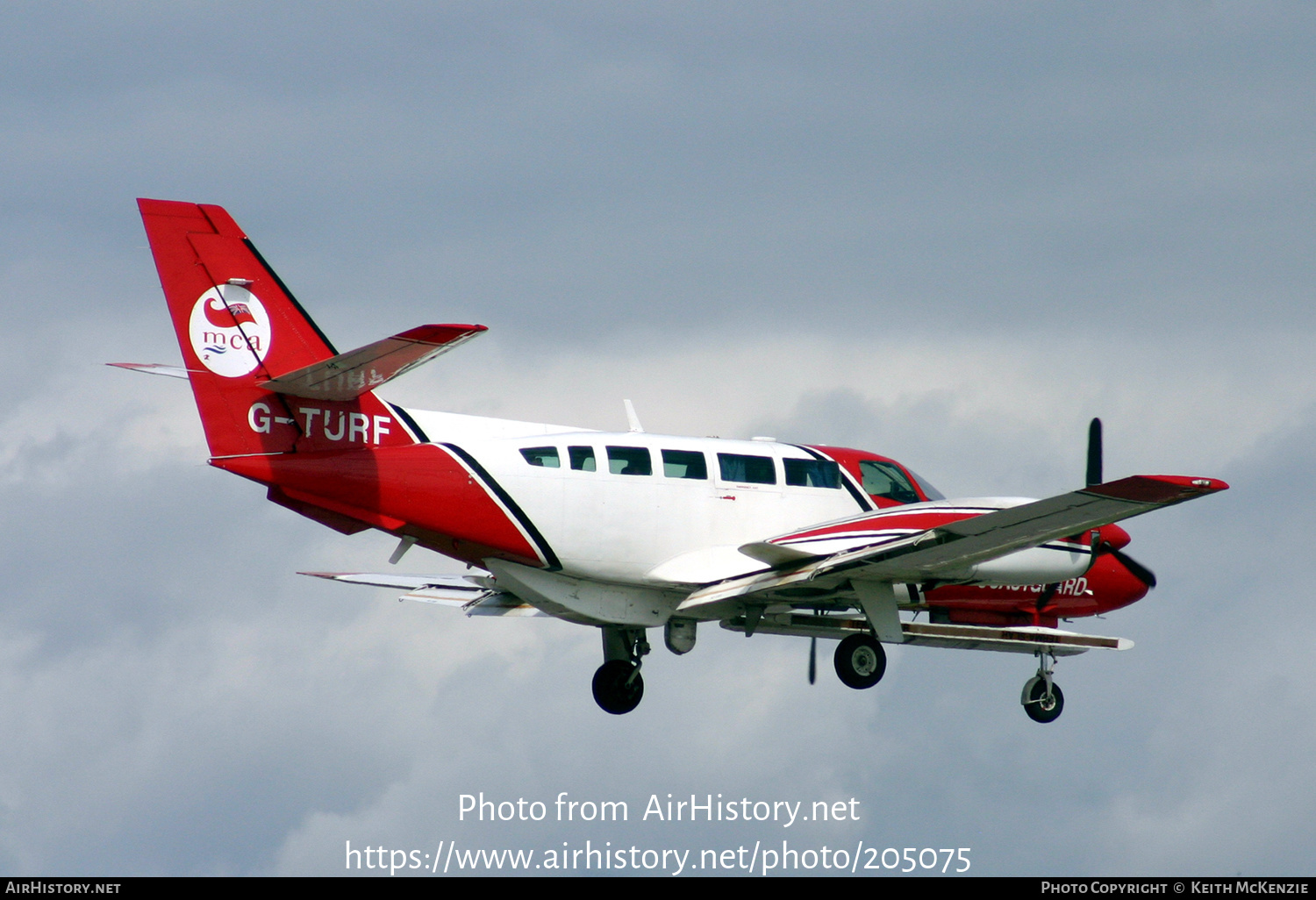 Aircraft Photo of G-TURF | Reims F406 Caravan II | MCA - Maritime and Coastguard Agency | AirHistory.net #205075