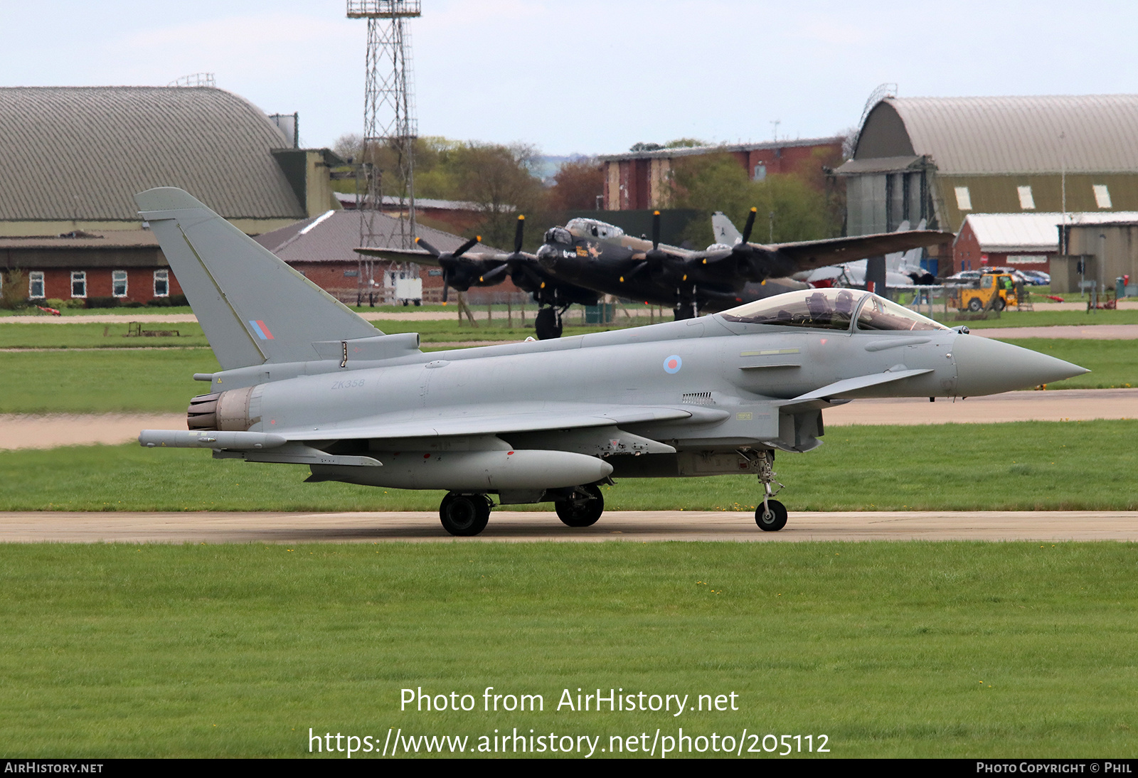 Aircraft Photo of ZK358 | Eurofighter EF-2000 Typhoon FGR4 | UK - Air Force | AirHistory.net #205112