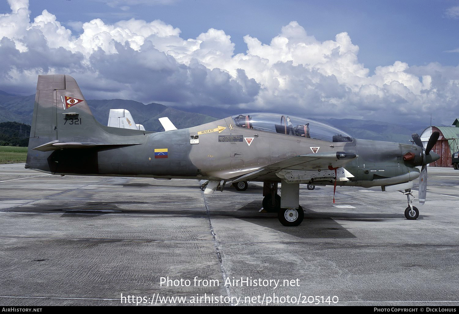 Aircraft Photo of 7321 | Embraer AT-27 Tucano | Venezuela - Air Force | AirHistory.net #205140