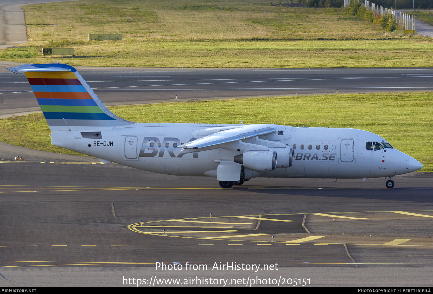 Aircraft Photo of SE-DJN | British Aerospace Avro 146-RJ85 | BRA - Braathens Regional Airlines | AirHistory.net #205151