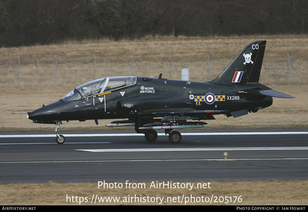 Aircraft Photo of XX289 | British Aerospace Hawk T.1A | UK - Air Force | AirHistory.net #205176