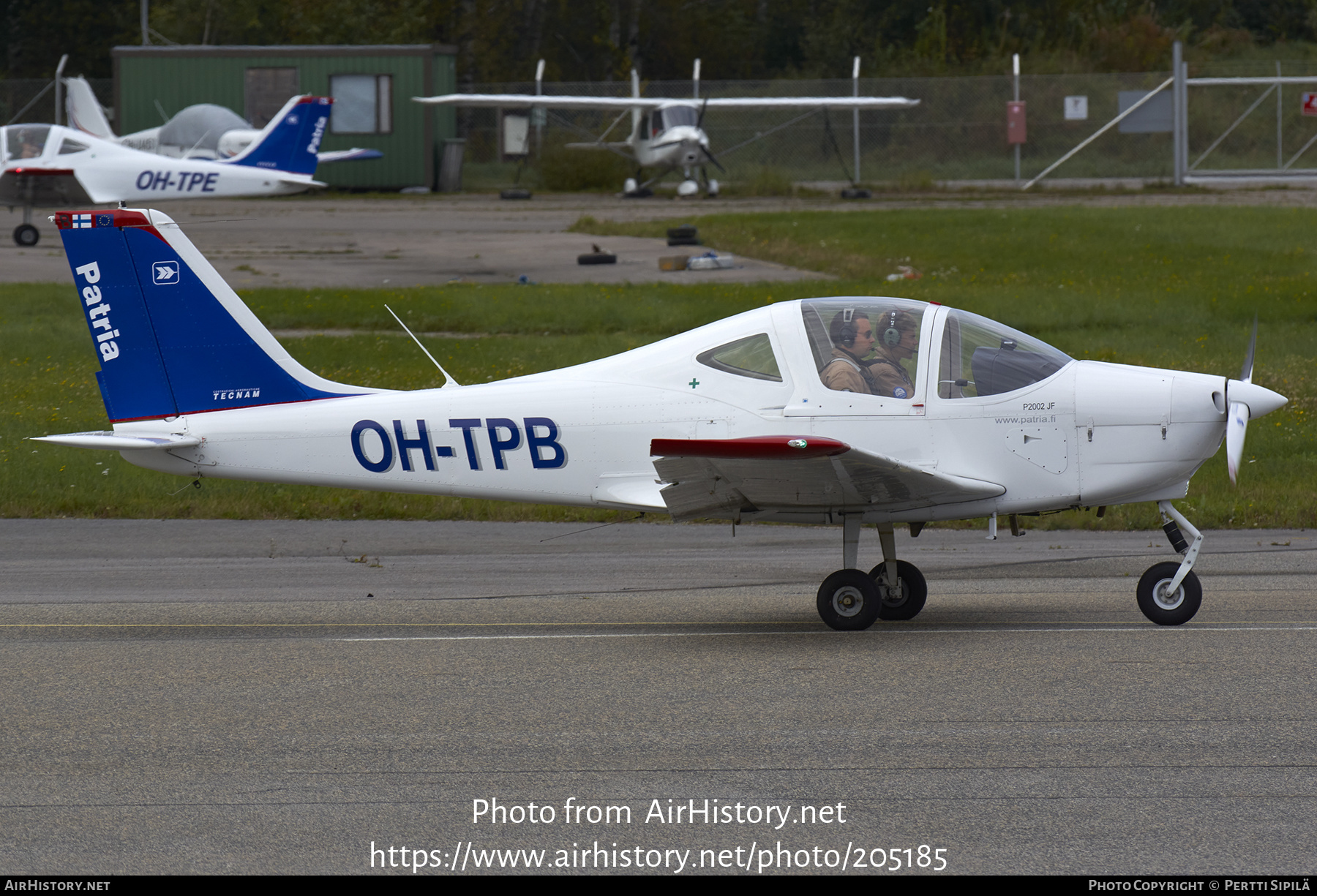 Aircraft Photo of OH-TPB | Tecnam P-2002JF Sierra | Patria Pilot Training | AirHistory.net #205185