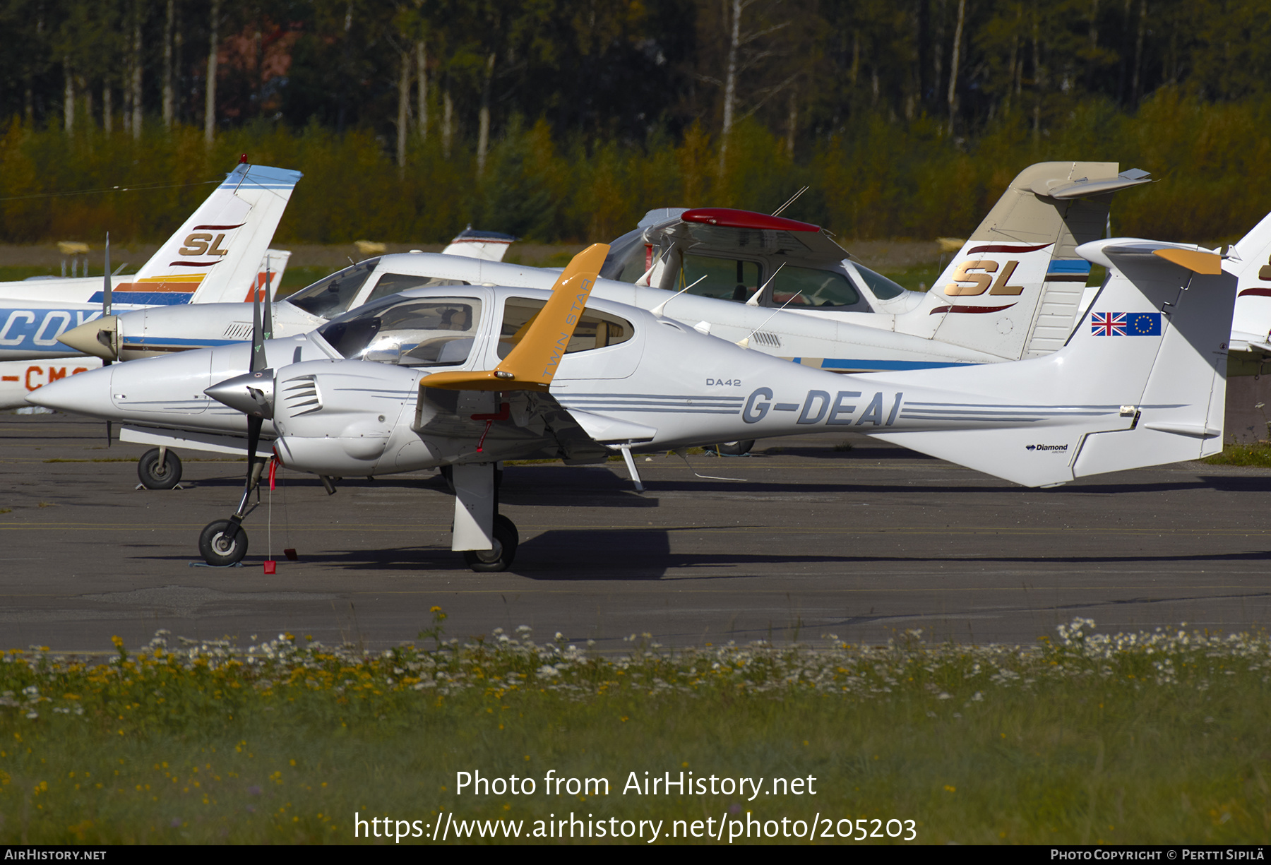 Aircraft Photo of G-DEAI | Diamond DA42 Twin Star | AirHistory.net #205203