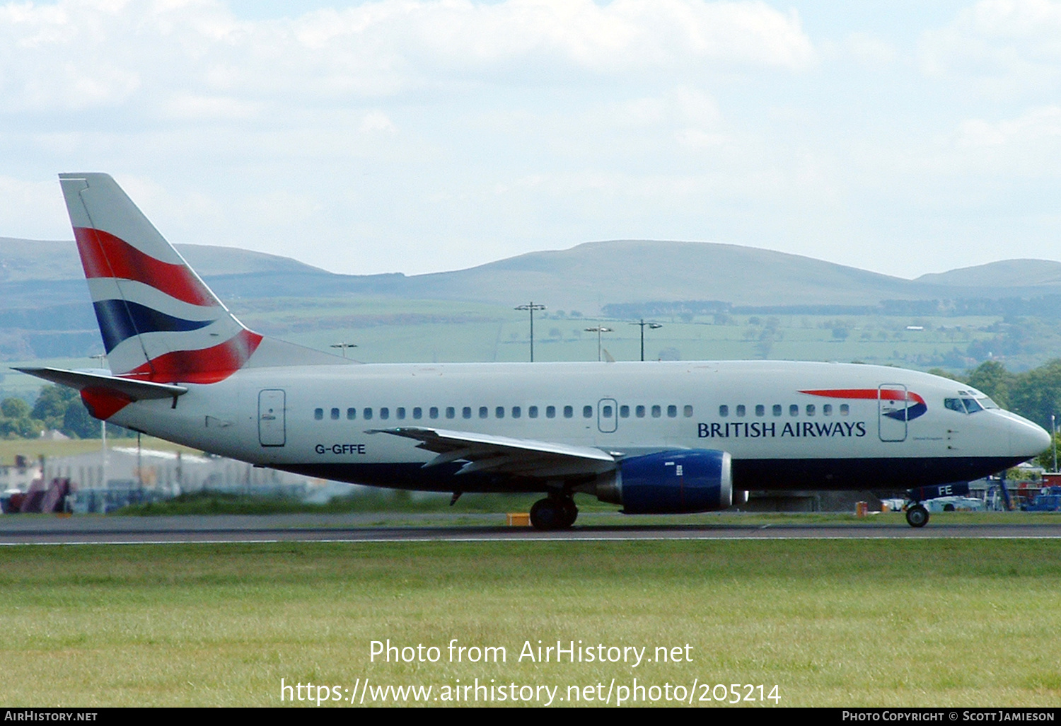 Aircraft Photo of G-GFFE | Boeing 737-528 | British Airways | AirHistory.net #205214