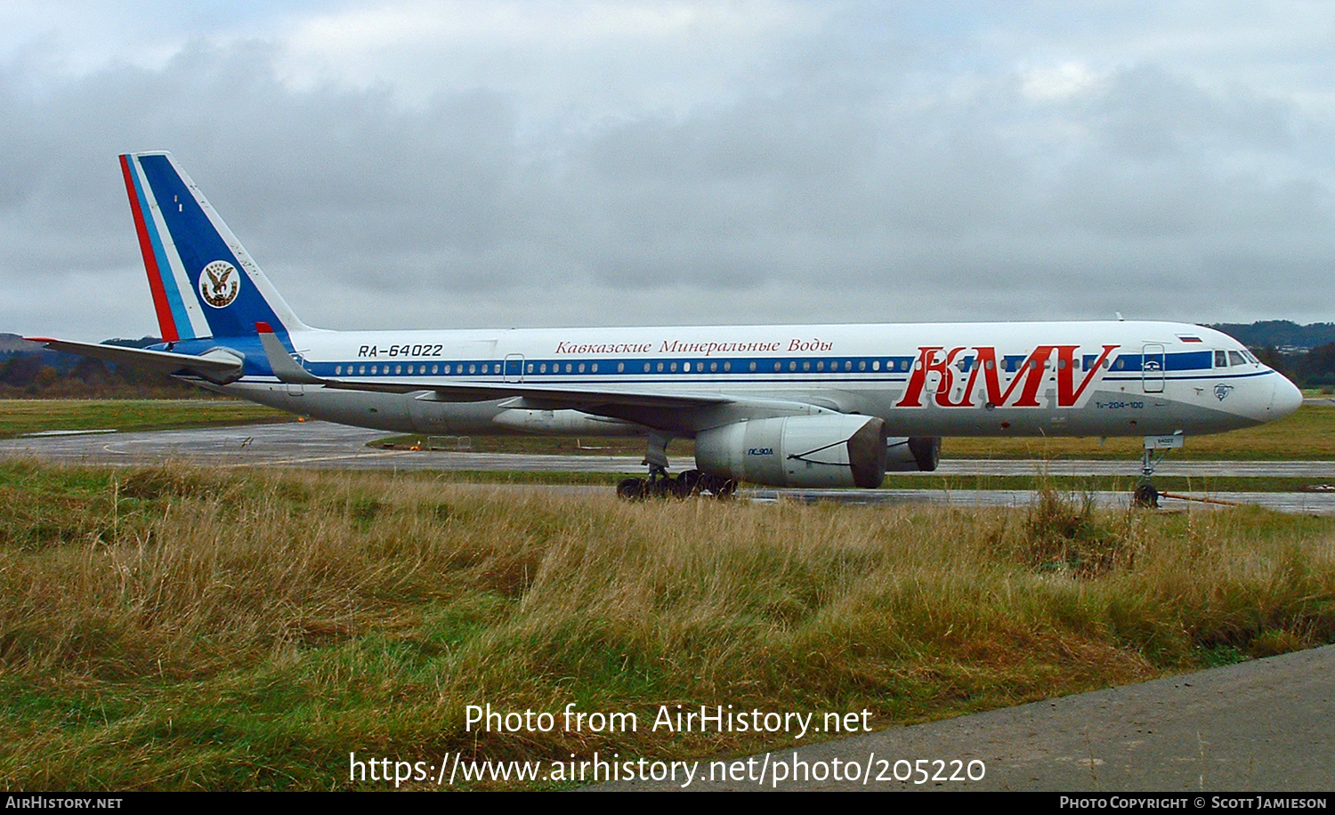 Aircraft Photo of RA-64022 | Tupolev Tu-204-100 | KMV - Kavkazskie Mineralnye Vody | AirHistory.net #205220