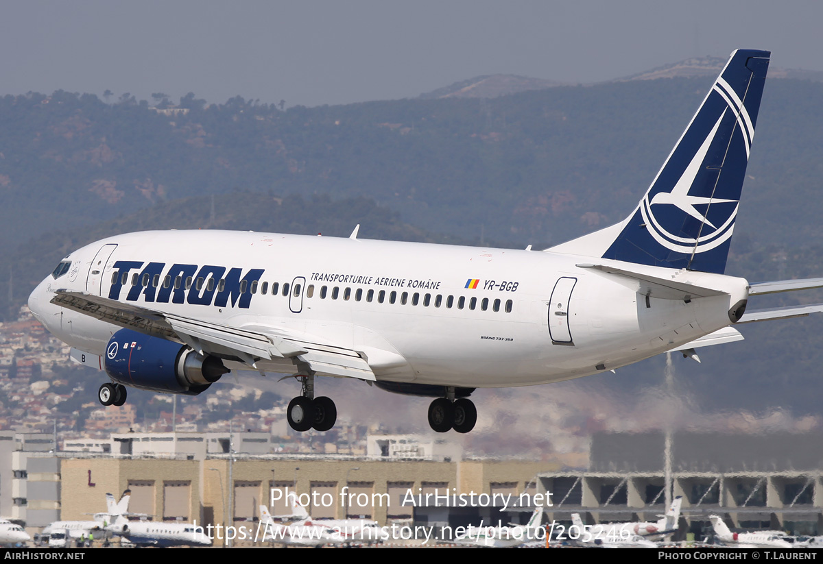 Aircraft Photo of YR-BGB | Boeing 737-38J | TAROM - Transporturile Aeriene Române | AirHistory.net #205246