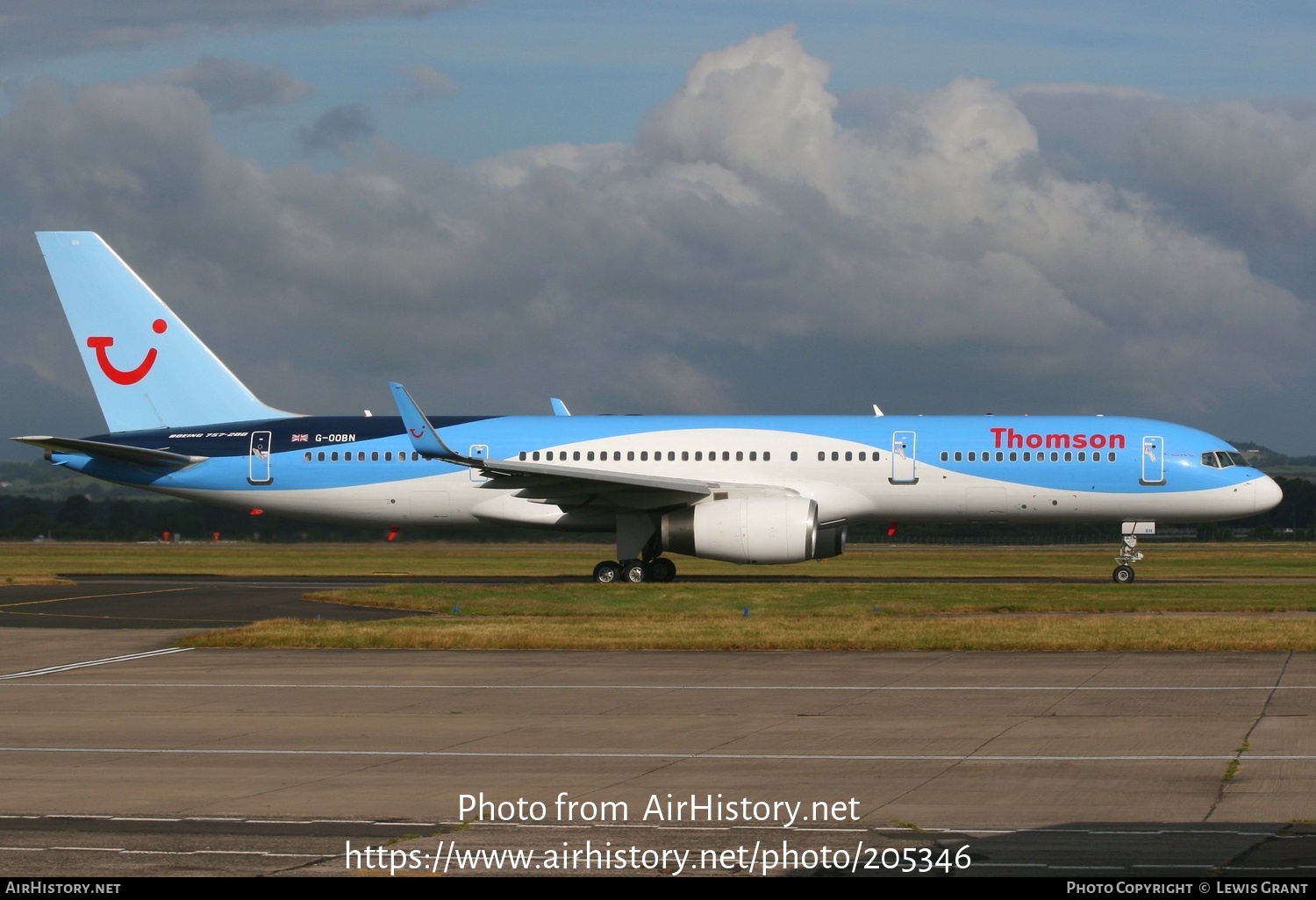 Aircraft Photo of G-OOBN | Boeing 757-2G5 | Thomson Airways | AirHistory.net #205346