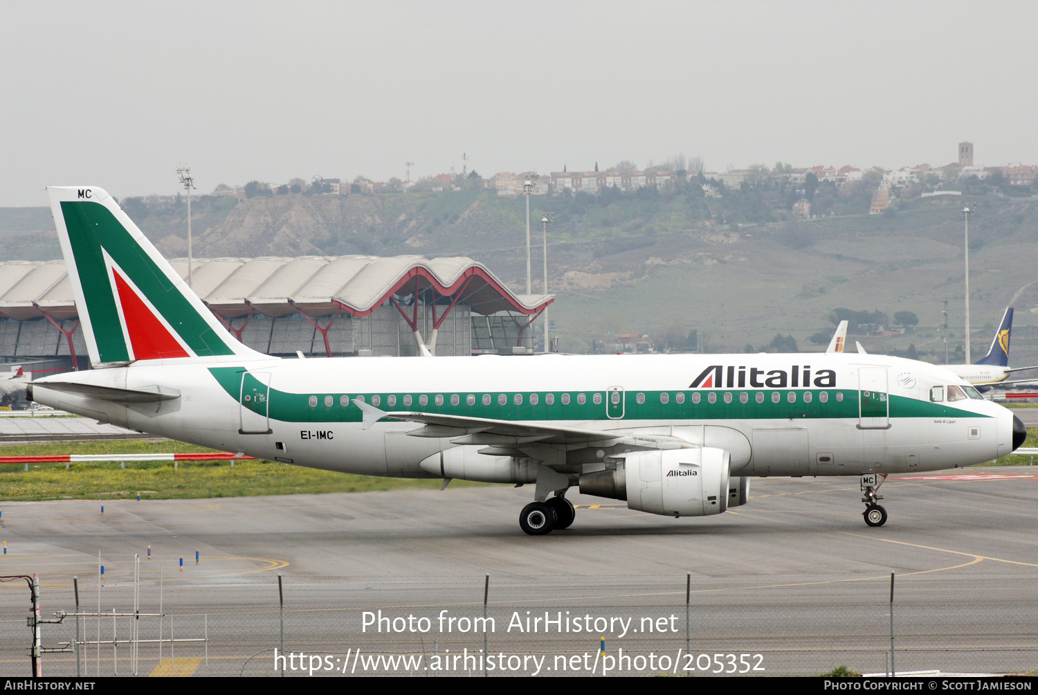 Aircraft Photo of EI-IMC | Airbus A319-112 | Alitalia | AirHistory.net #205352