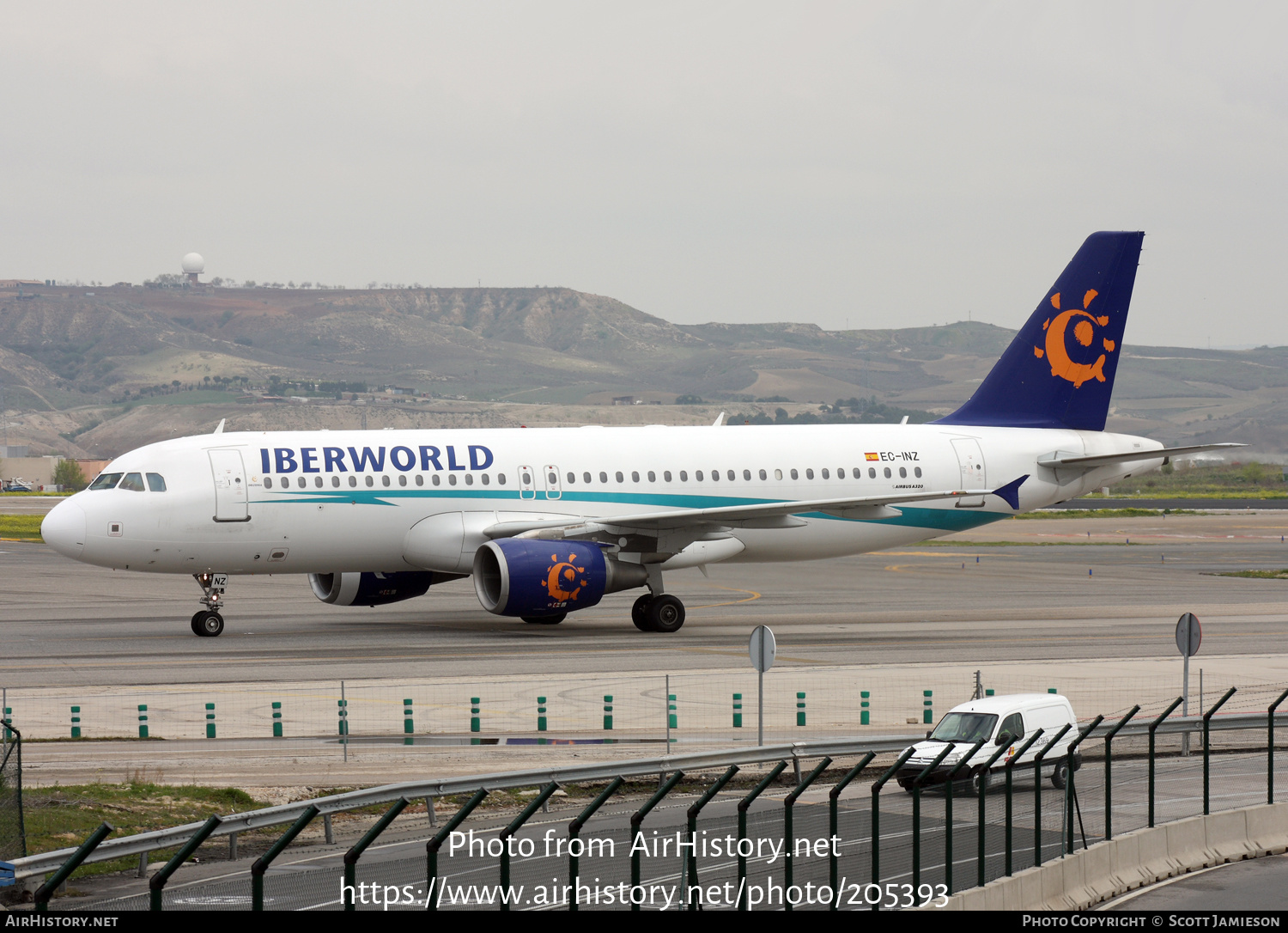 Aircraft Photo of EC-INZ | Airbus A320-214 | Iberworld Airlines | AirHistory.net #205393