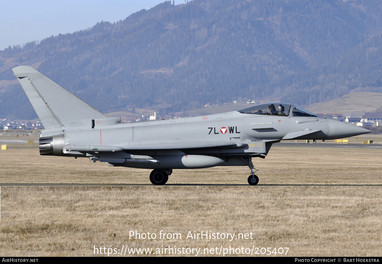 Aircraft Photo of 7L-WL | Eurofighter EF-2000 Typhoon | Austria - Air Force | AirHistory.net #205407