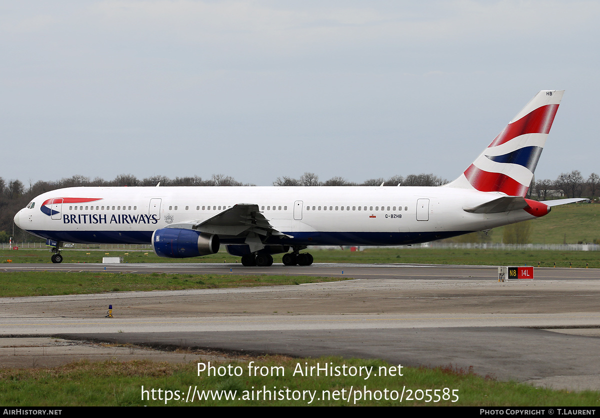 Aircraft Photo of G-BZHB | Boeing 767-336/ER | British Airways | AirHistory.net #205585