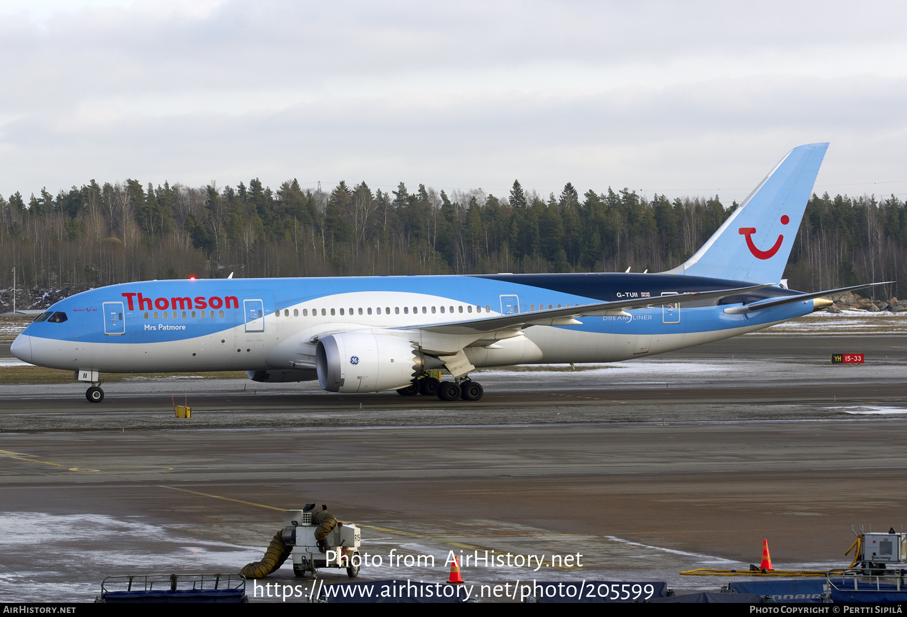 Aircraft Photo of G-TUII | Boeing 787-8 Dreamliner | Thomson Airways | AirHistory.net #205599