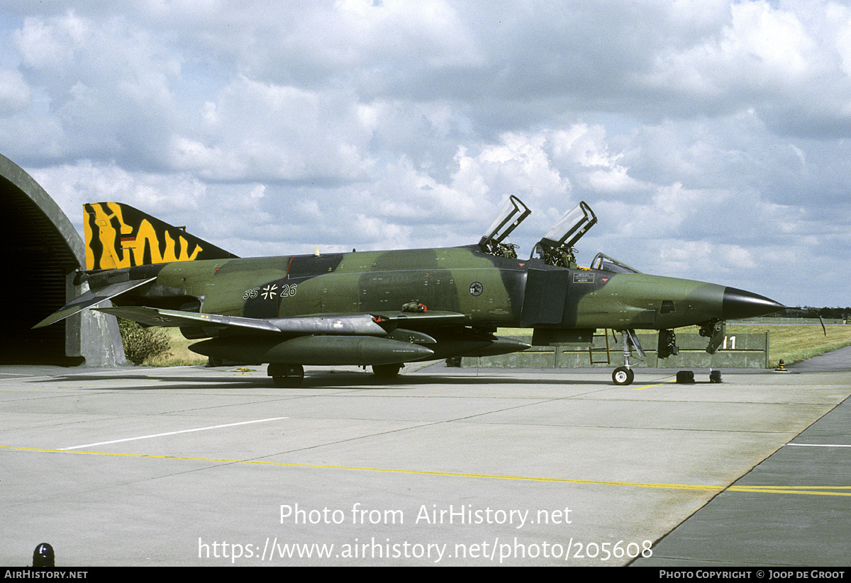 Aircraft Photo of 3526 | McDonnell Douglas RF-4E Phantom II | Germany - Air Force | AirHistory.net #205608