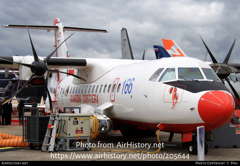 Aircraft Photo of MM62208 | ATR ATR-42MP-420 Surveyor | Italy - Guardia Costiera | AirHistory.net #205644