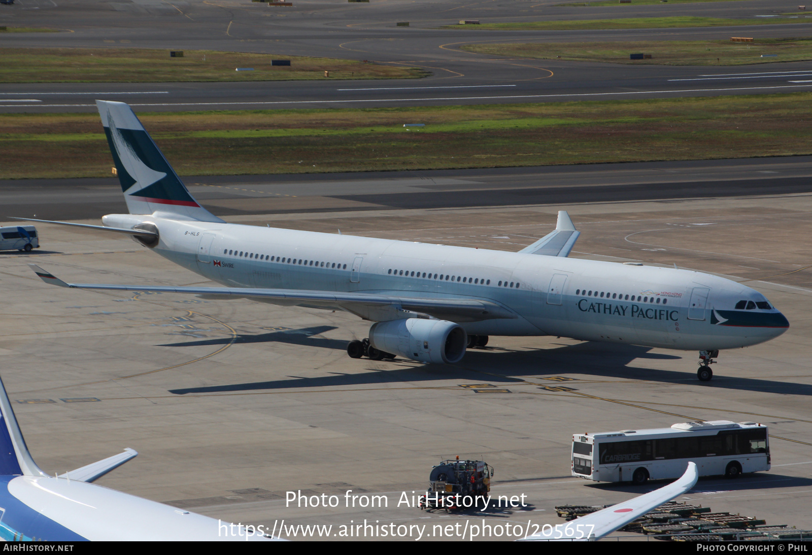 Aircraft Photo of B-HLS | Airbus A330-343E | Cathay Pacific Airways | AirHistory.net #205657