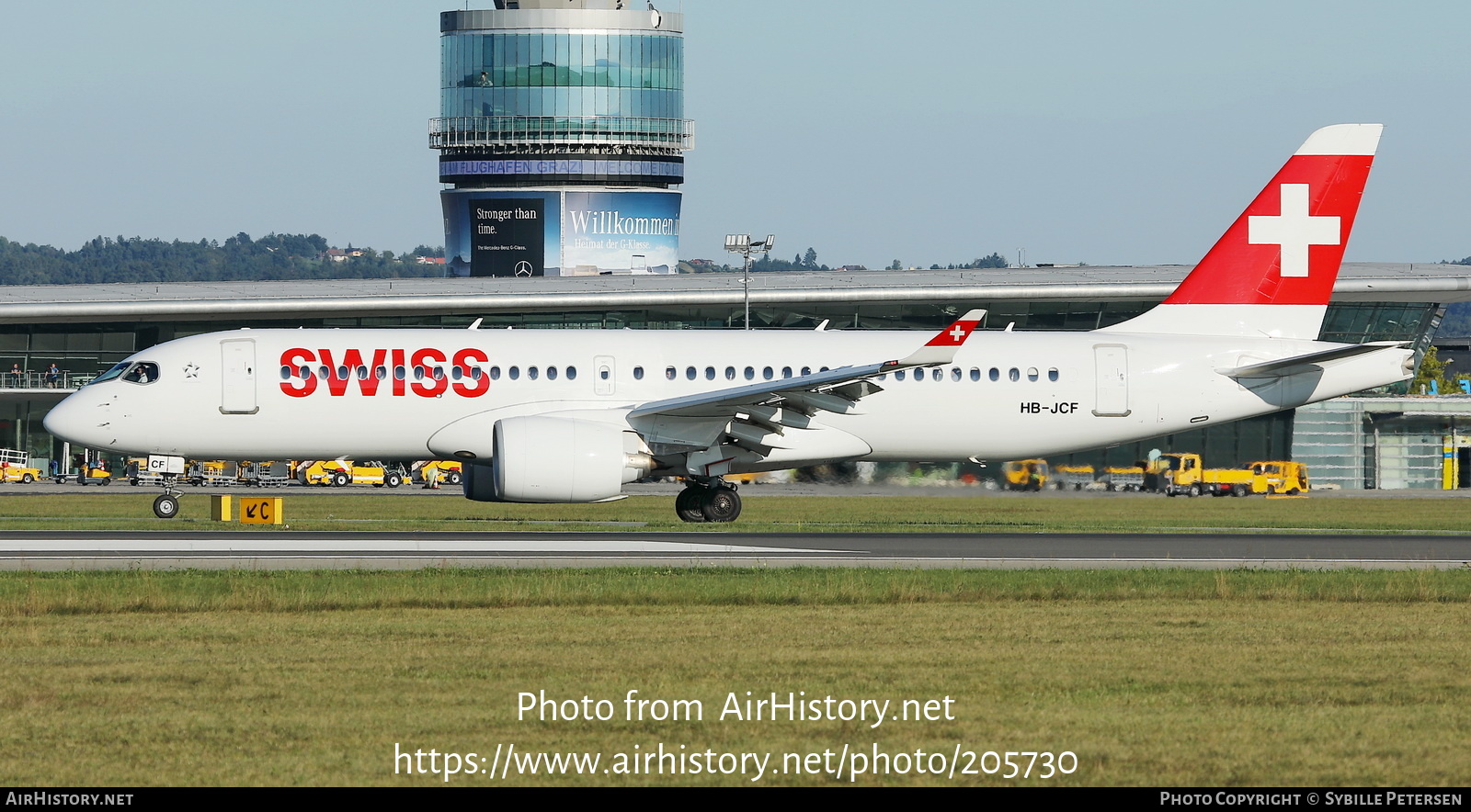 Aircraft Photo of HB-JCF | Bombardier CSeries CS300 (BD-500-1A11 ...