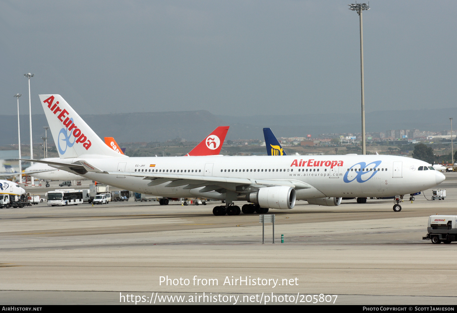 Aircraft Photo of EC-JPF | Airbus A330-202 | Air Europa | AirHistory.net #205807