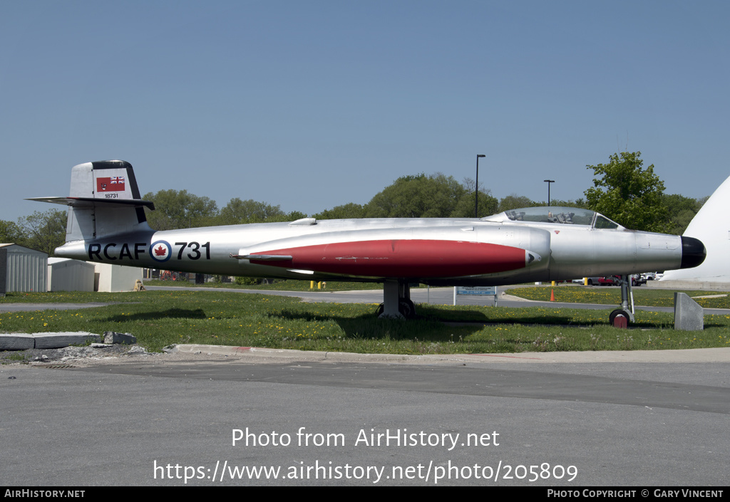 Aircraft Photo of 18731 | Avro Canada CF-100 Canuck Mk.5 | AirHistory.net #205809