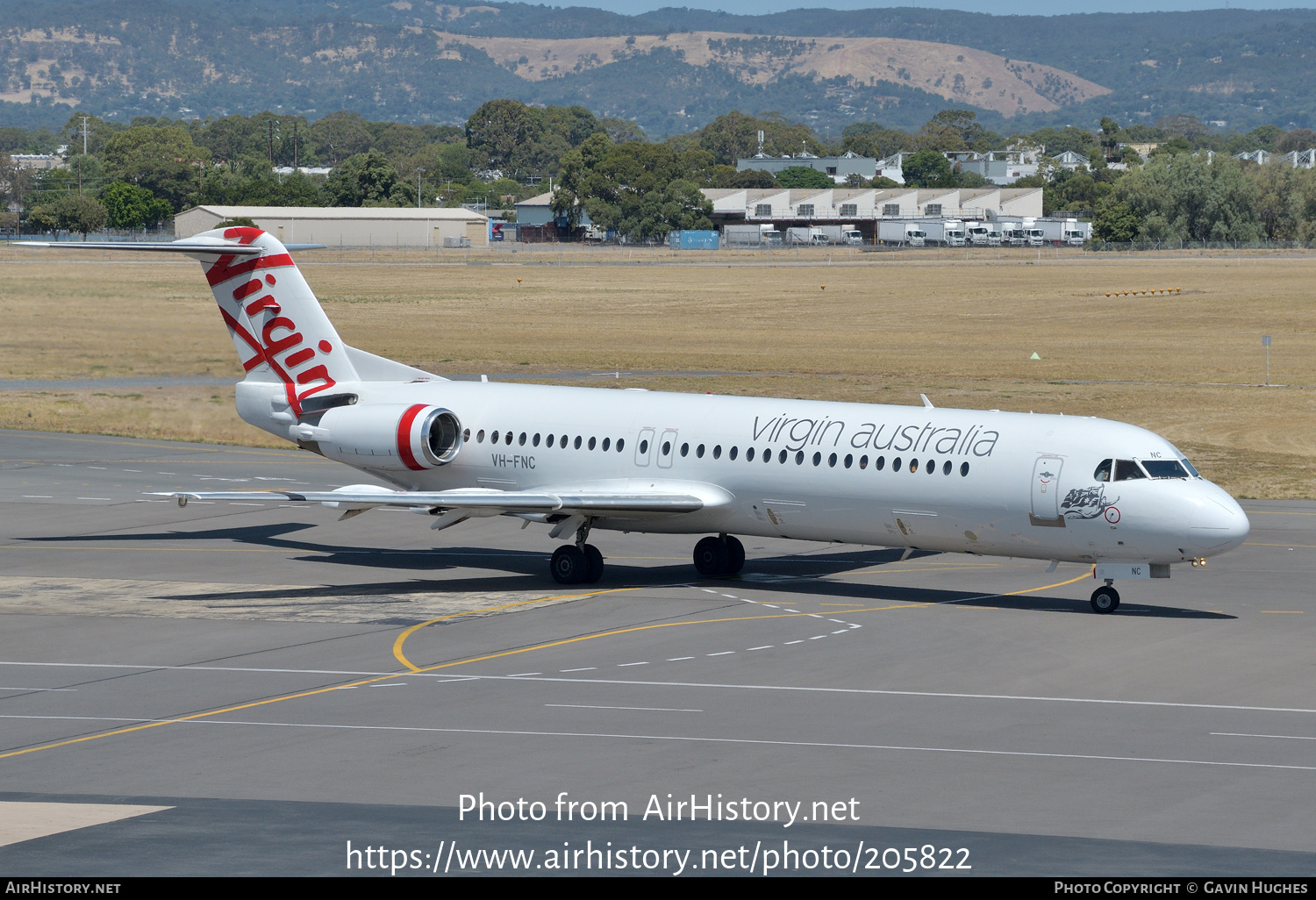 Aircraft Photo of VH-FNC | Fokker 100 (F28-0100) | Virgin Australia Regional Airlines | AirHistory.net #205822