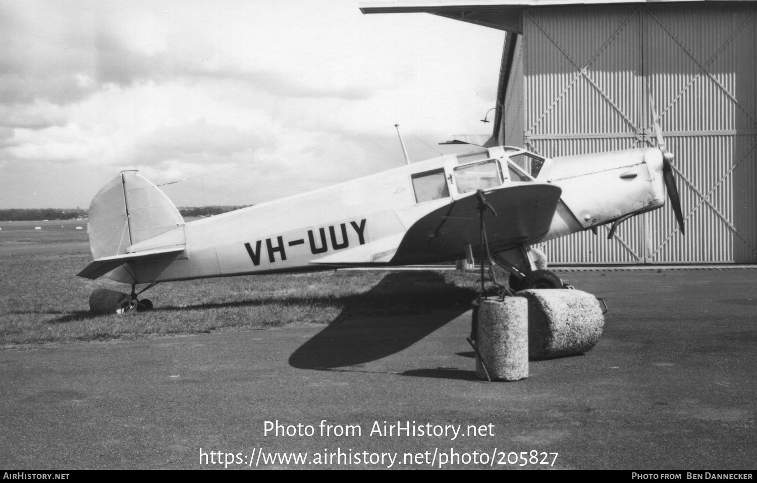 Aircraft Photo of VH-UUY | British Aircraft BA Eagle 2 | AirHistory.net #205827