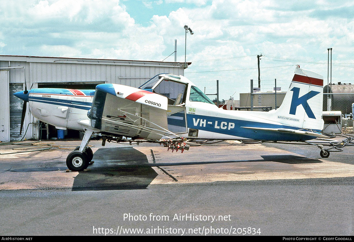 Aircraft Photo of VH-LCP | Cessna T188C Ag Husky | Keyland Aviation | AirHistory.net #205834