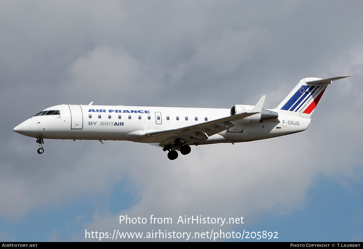 Aircraft Photo of F-GRJG | Canadair CRJ-100ER (CL-600-2B19) | Brit Air | AirHistory.net #205892