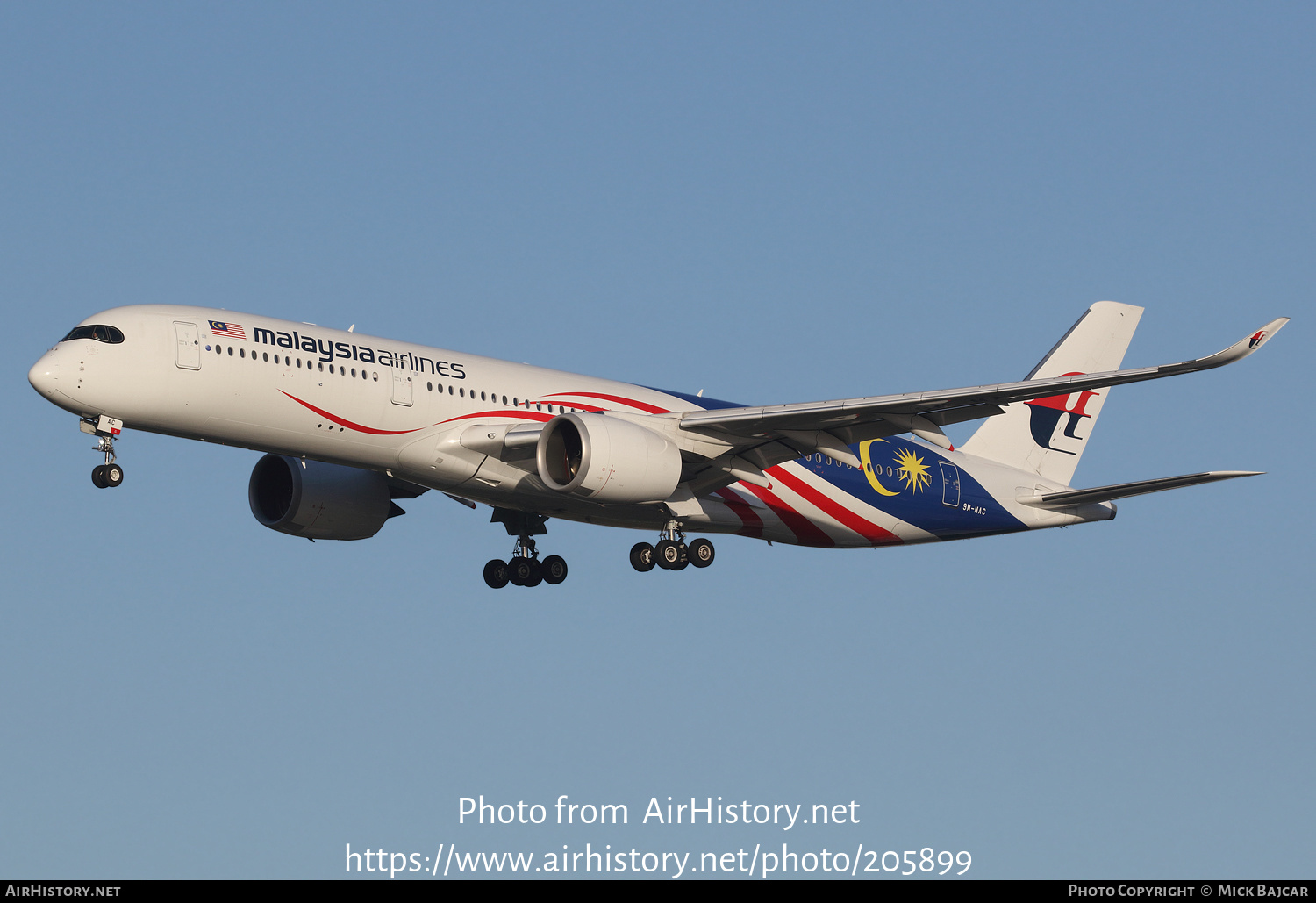 Aircraft Photo of 9M-MAC | Airbus A350-941 | Malaysia Airlines | AirHistory.net #205899