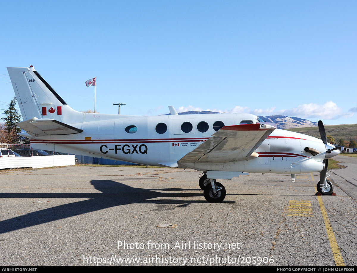 Aircraft Photo of C-FGXQ | Beech C90A King Air | Transport Canada | AirHistory.net #205906