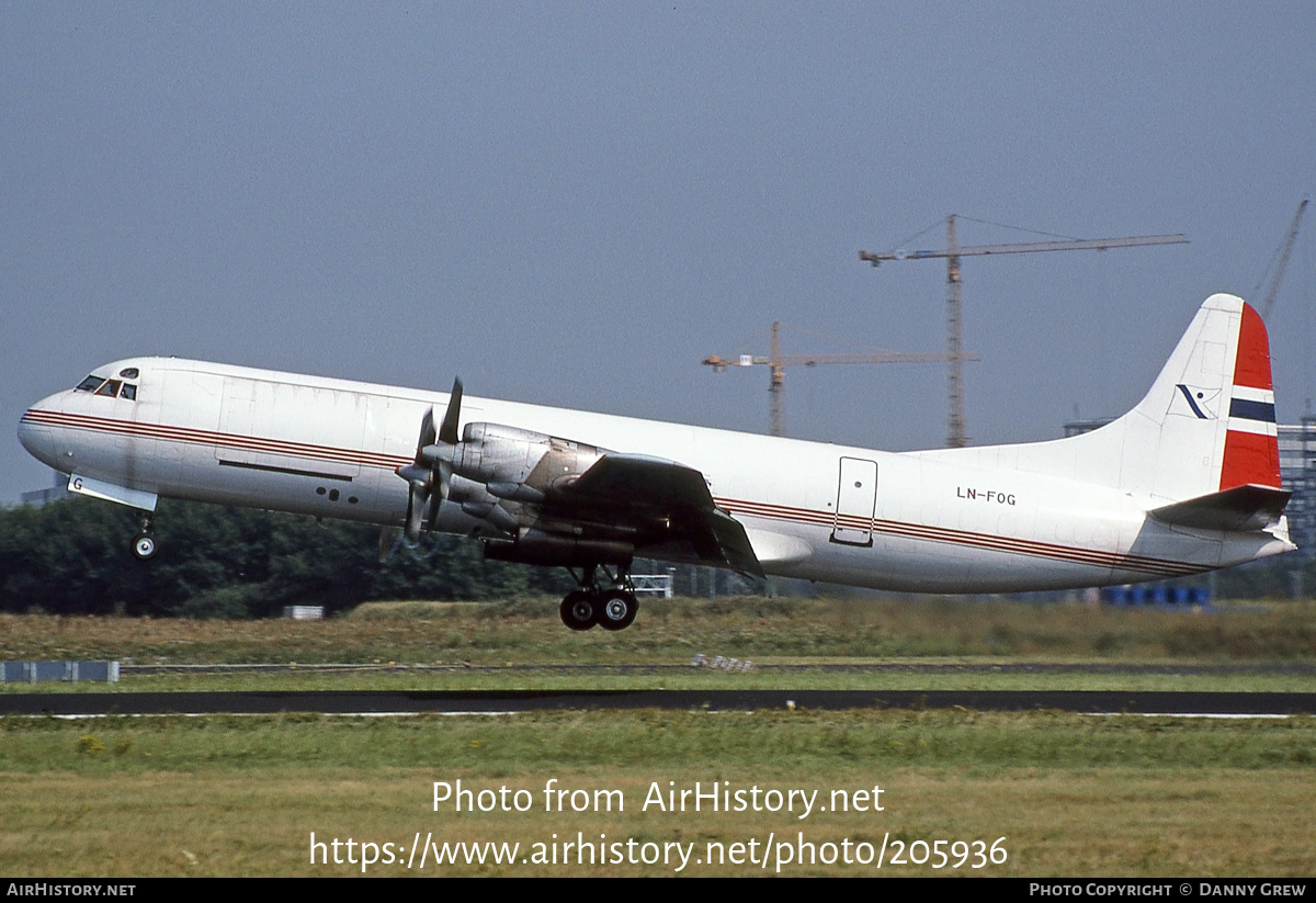 Aircraft Photo of LN-FOG | Lockheed L-188A(F) Electra | Fred. Olsen | AirHistory.net #205936