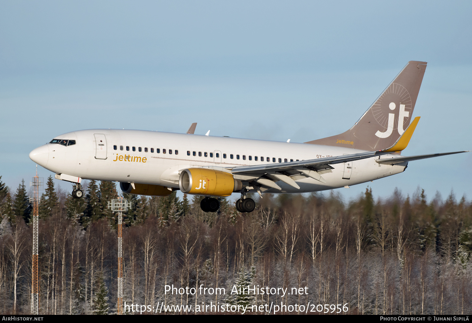 Aircraft Photo of OY-JTS | Boeing 737-7K2 | Jettime | AirHistory.net #205956