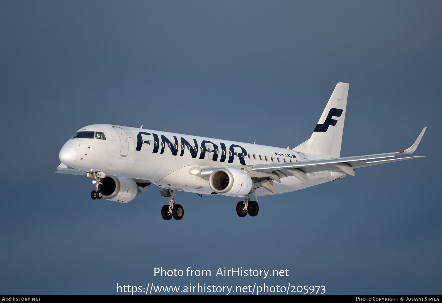 Aircraft Photo of OH-LKO | Embraer 190LR (ERJ-190-100LR) | Finnair | AirHistory.net #205973