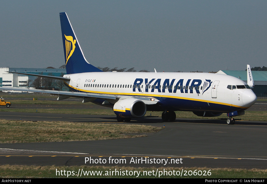 Aircraft Photo of EI-DLE | Boeing 737-8AS | Ryanair | AirHistory.net #206026