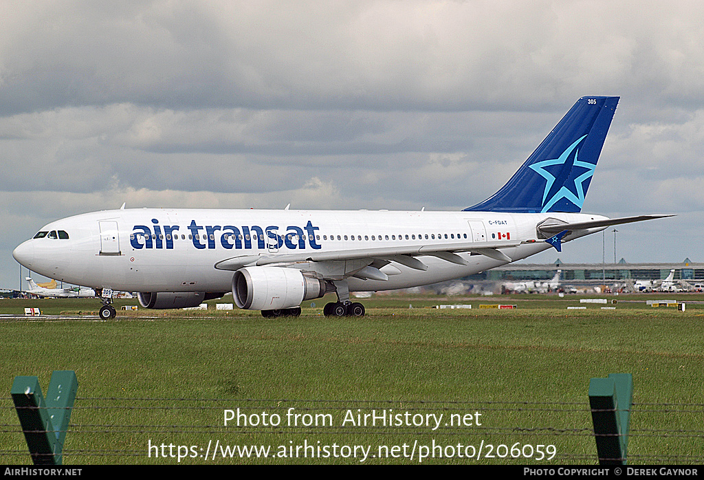 Aircraft Photo of C-FDAT | Airbus A310-308 | Air Transat | AirHistory.net #206059