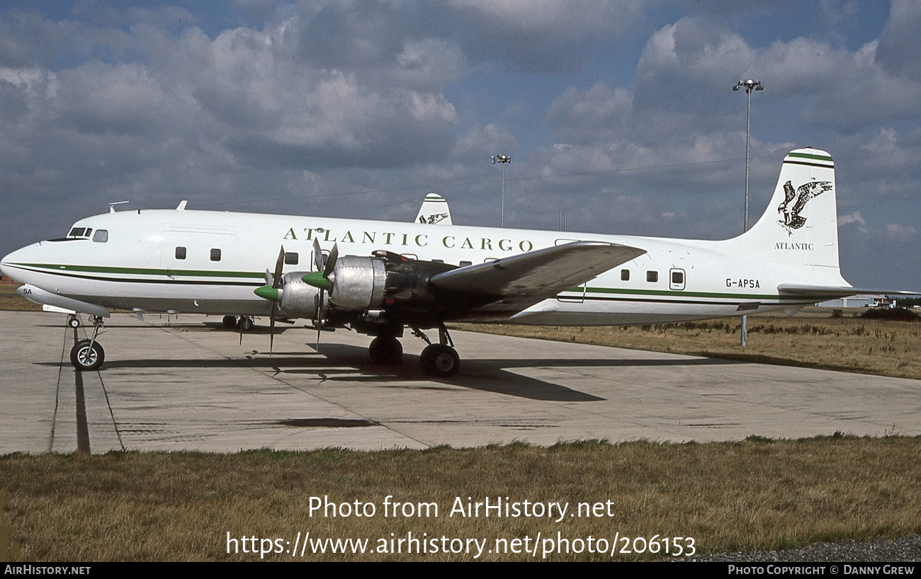 Aircraft Photo of G-APSA | Douglas DC-6A(C) | Atlantic Cargo | AirHistory.net #206153