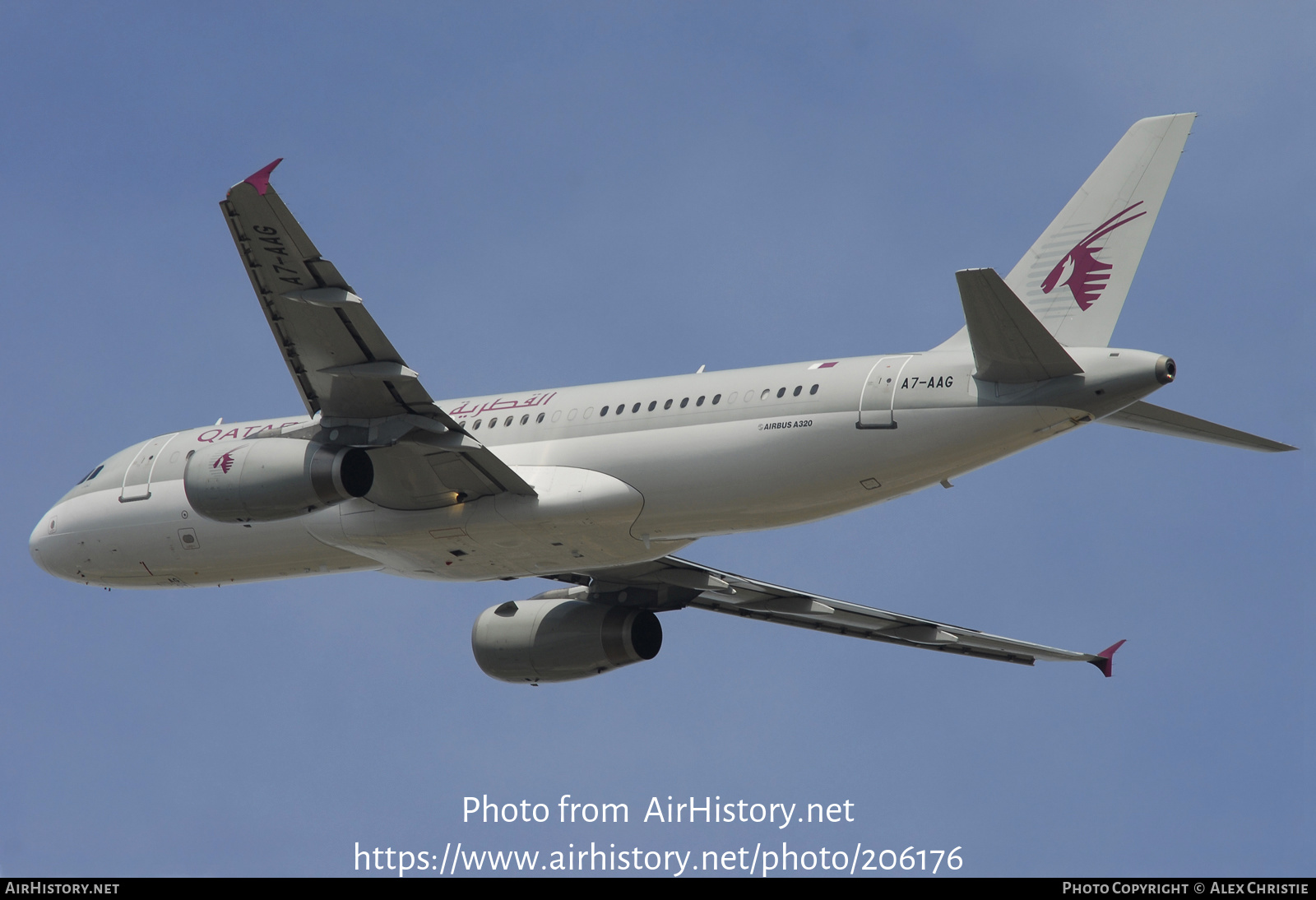 Aircraft Photo of A7-AAG | Airbus A320-232 | Qatar Airways | AirHistory.net #206176