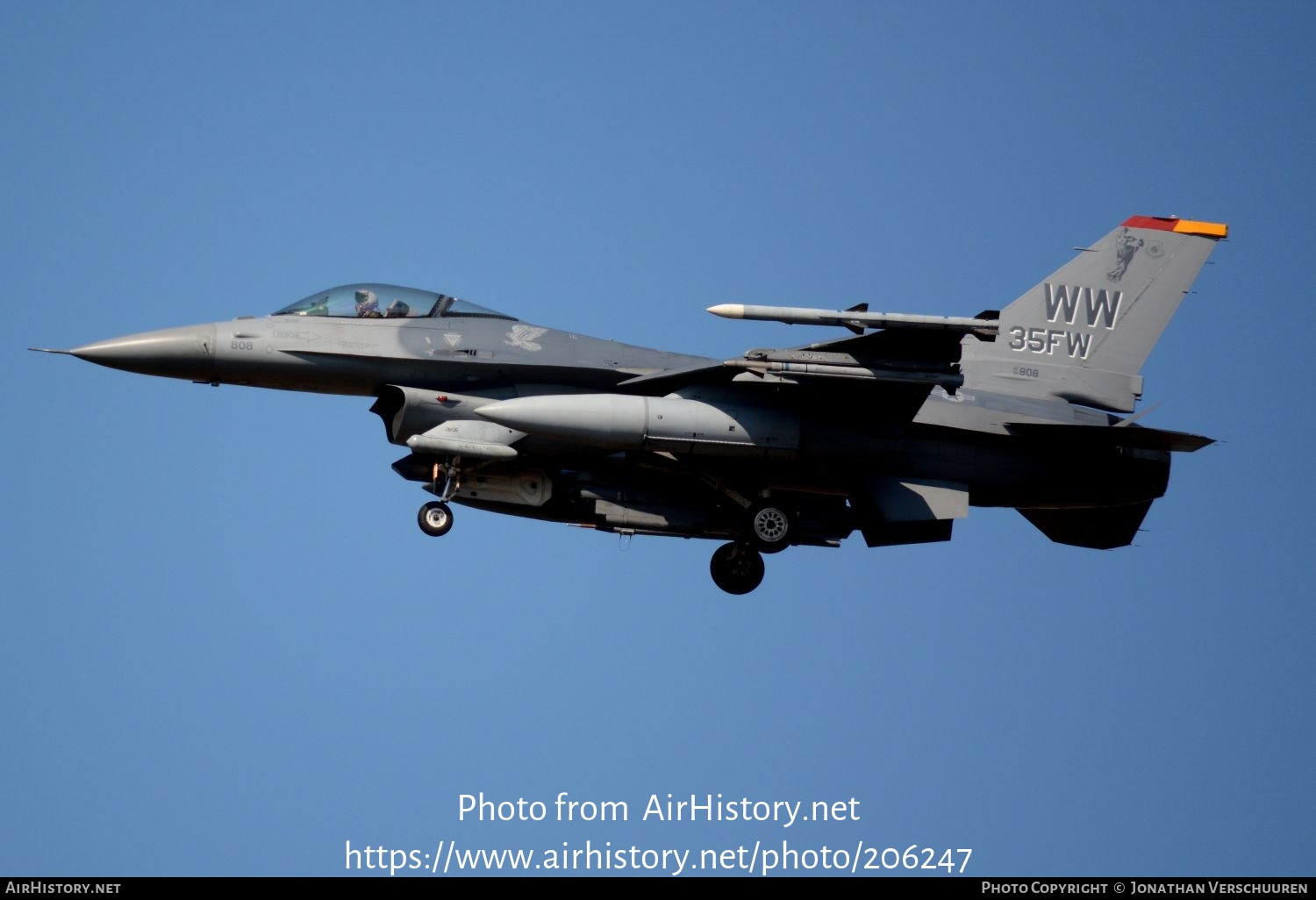 Aircraft Photo of 90-0808 / AF90-808 | Lockheed Martin F-16CM Fighting ...