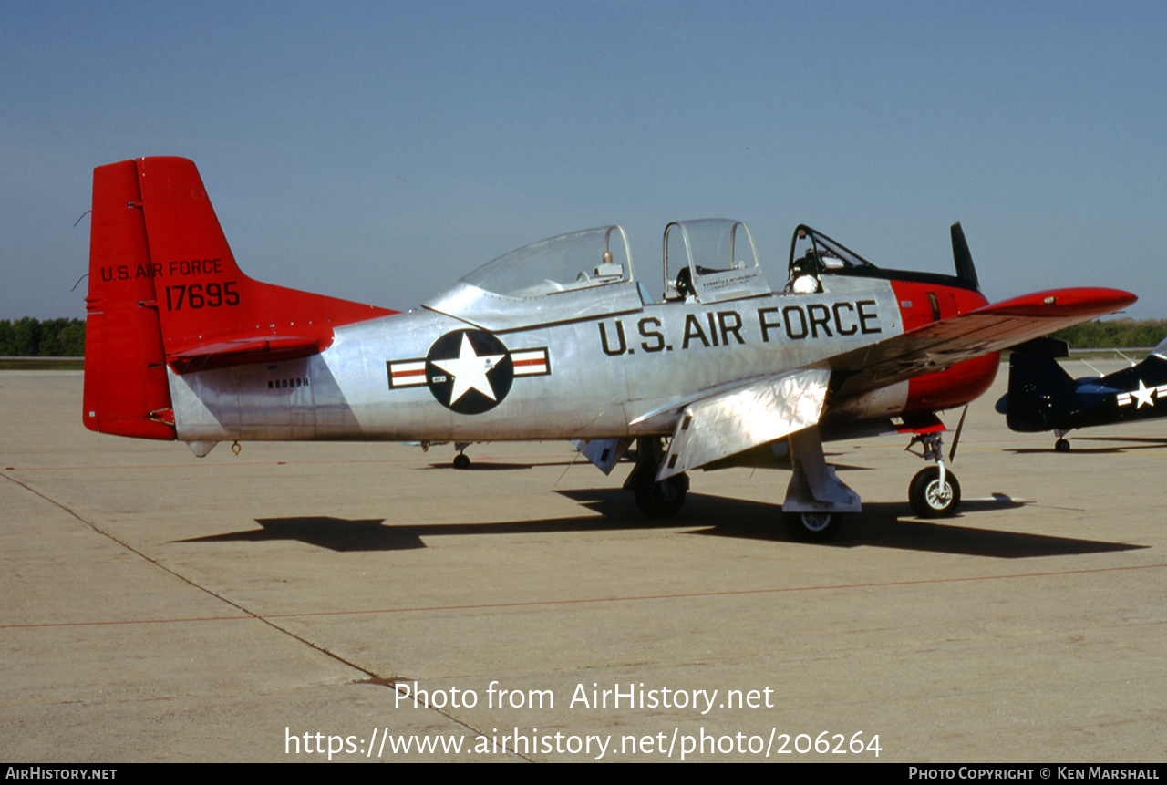 Aircraft Photo of N8089H / 17695 | North American T-28A Trojan | USA - Air Force | AirHistory.net #206264