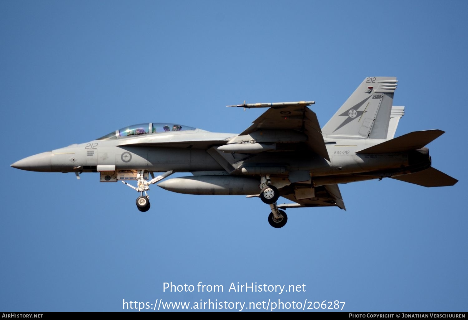 Aircraft Photo of A44-212 | Boeing F/A-18F Super Hornet | Australia - Air Force | AirHistory.net #206287