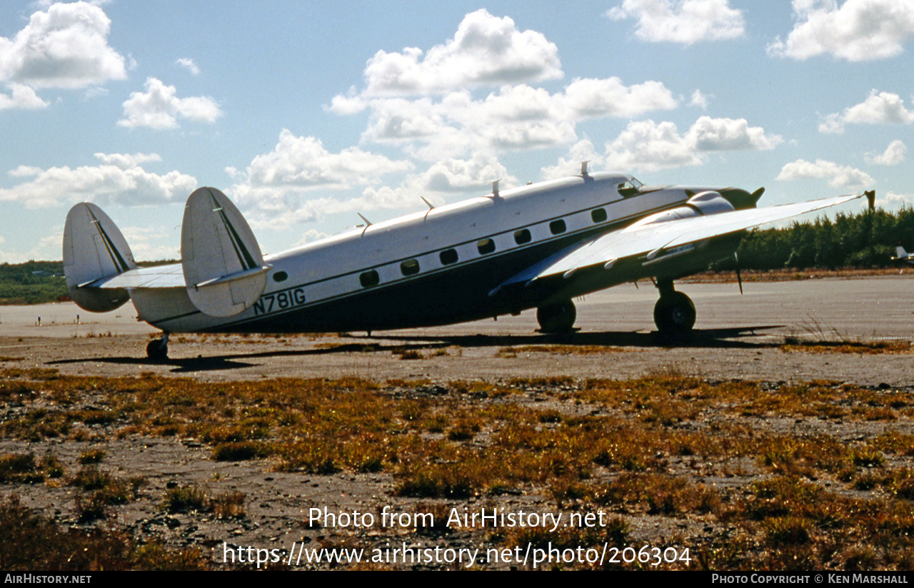 Aircraft Photo of N781G | Lockheed 18-56 Lodestar | AirHistory.net #206304