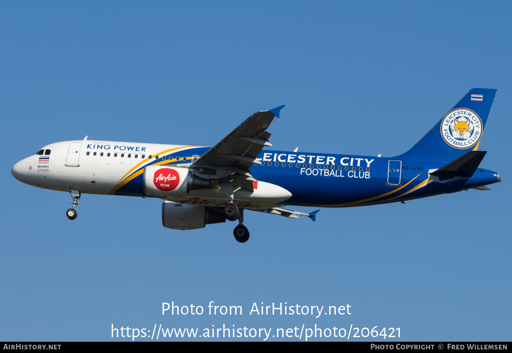 Aircraft Photo of HS-ABV | Airbus A320-216 | AirAsia | AirHistory.net #206421