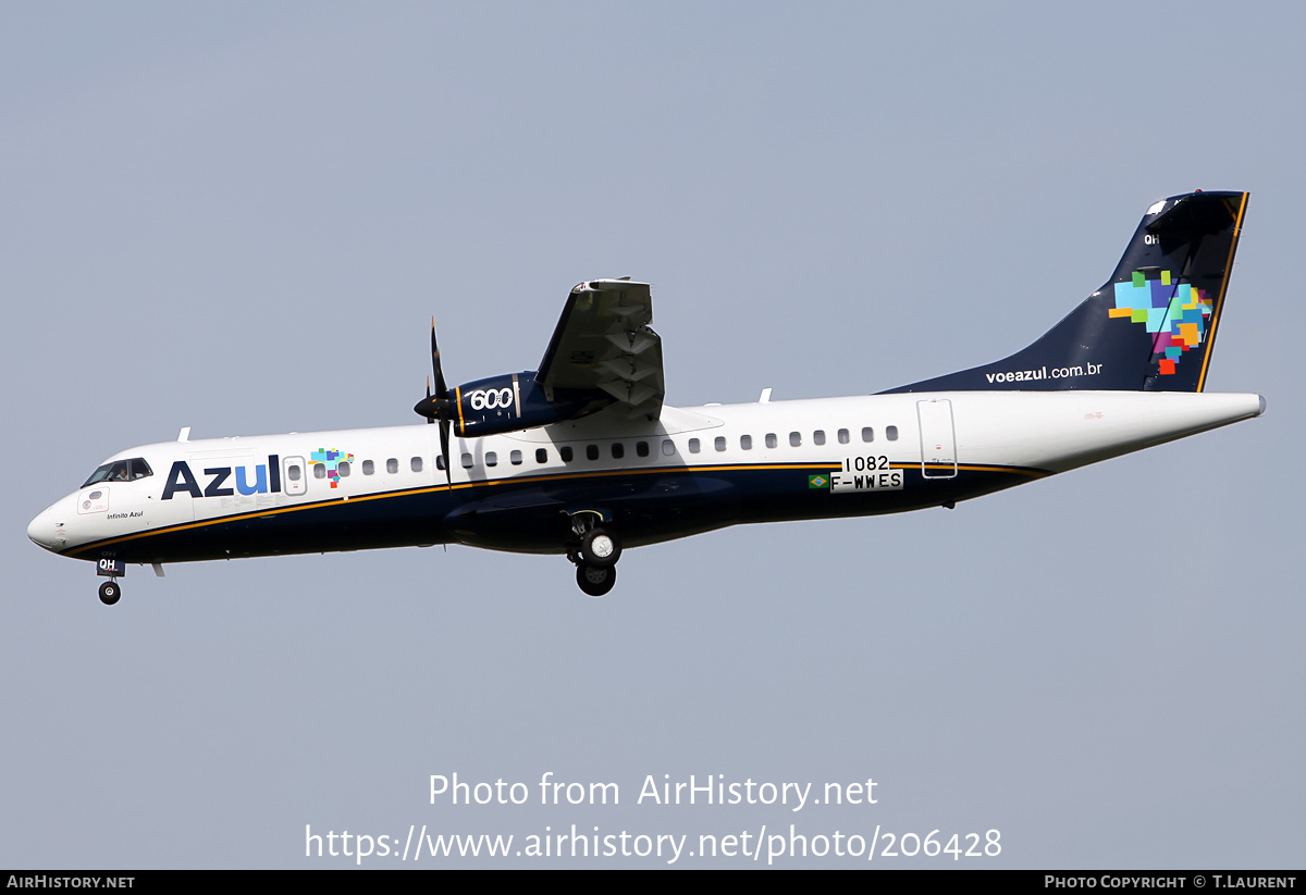 Aircraft Photo of F-WWES | ATR ATR-72-600 (ATR-72-212A) | Azul Linhas Aéreas Brasileiras | AirHistory.net #206428