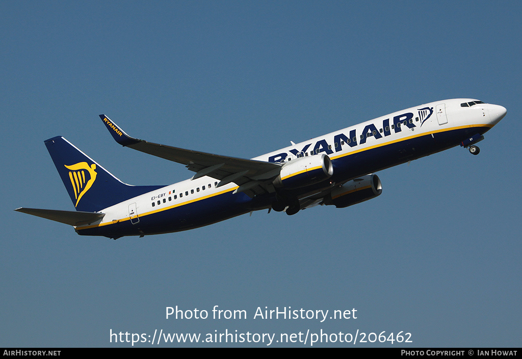 Aircraft Photo of EI-EBY | Boeing 737-8AS | Ryanair | AirHistory.net #206462