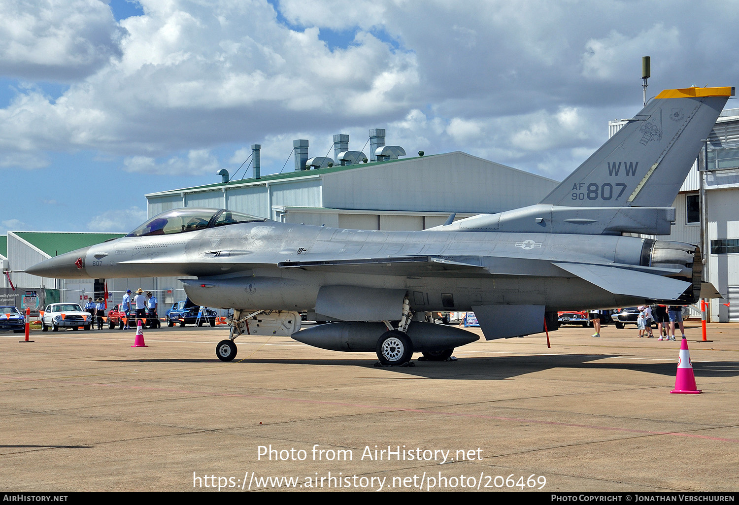 Aircraft Photo of 90-0807 / AF90-807 | General Dynamics F-16CM Fighting ...