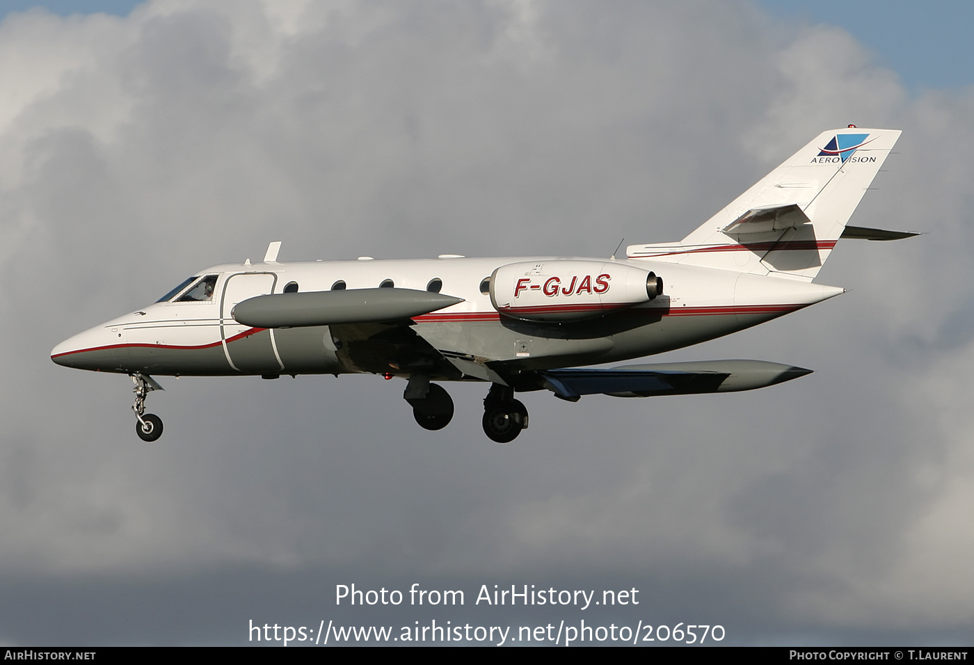 Aircraft Photo of F-GJAS | Aerospatiale SN-601 Corvette 100 | Aerovision | AirHistory.net #206570