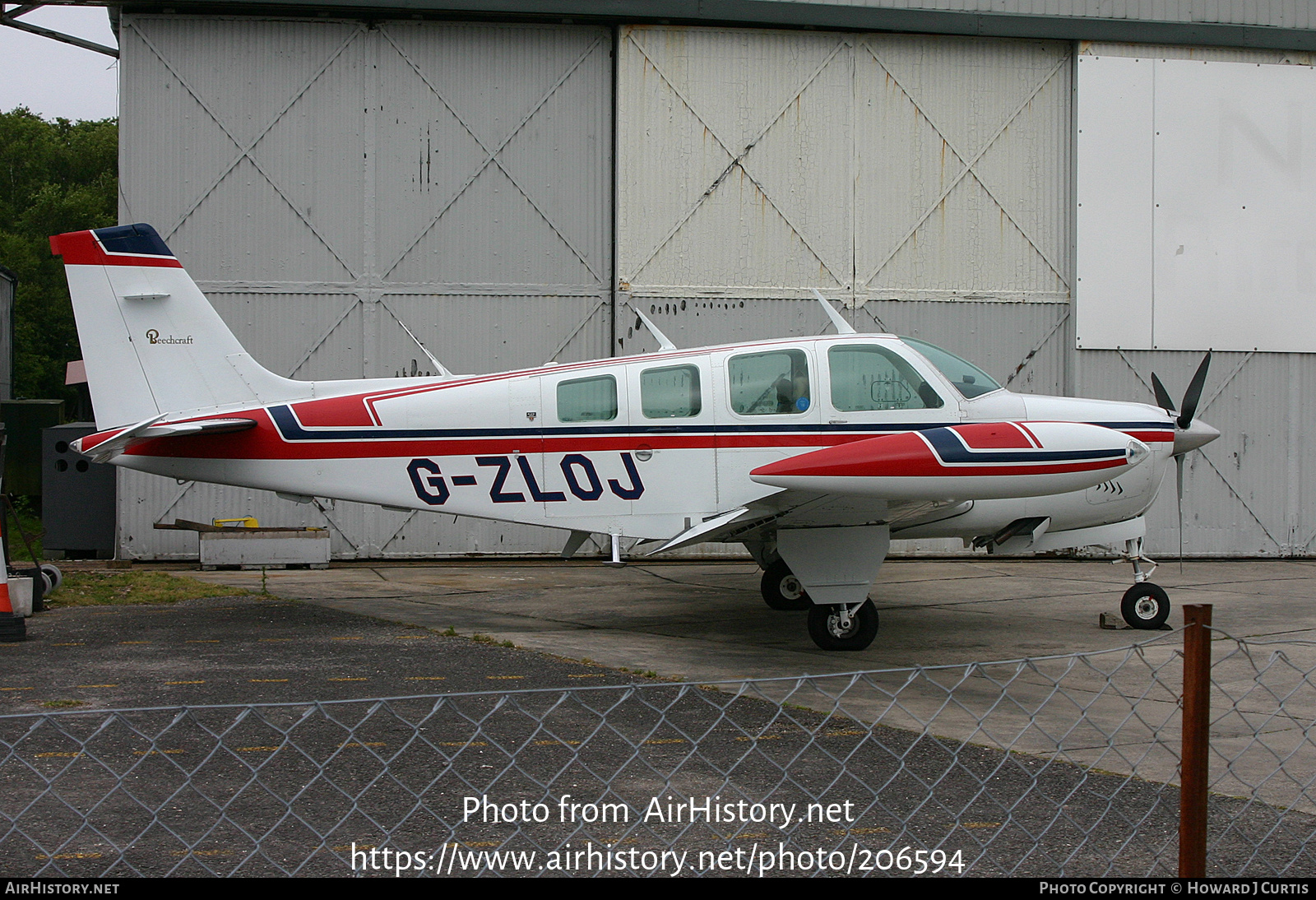 Aircraft Photo of G-ZLOJ | Beech A36 Bonanza 36 | AirHistory.net #206594