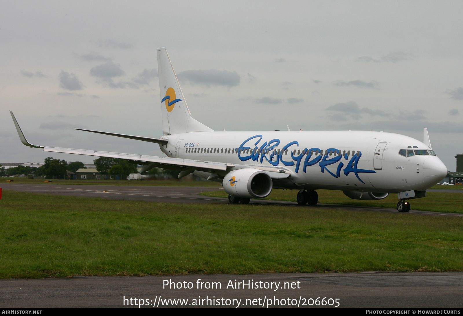 Aircraft Photo of 5B-DBX | Boeing 737-8Q8 | Eurocypria Airlines | AirHistory.net #206605