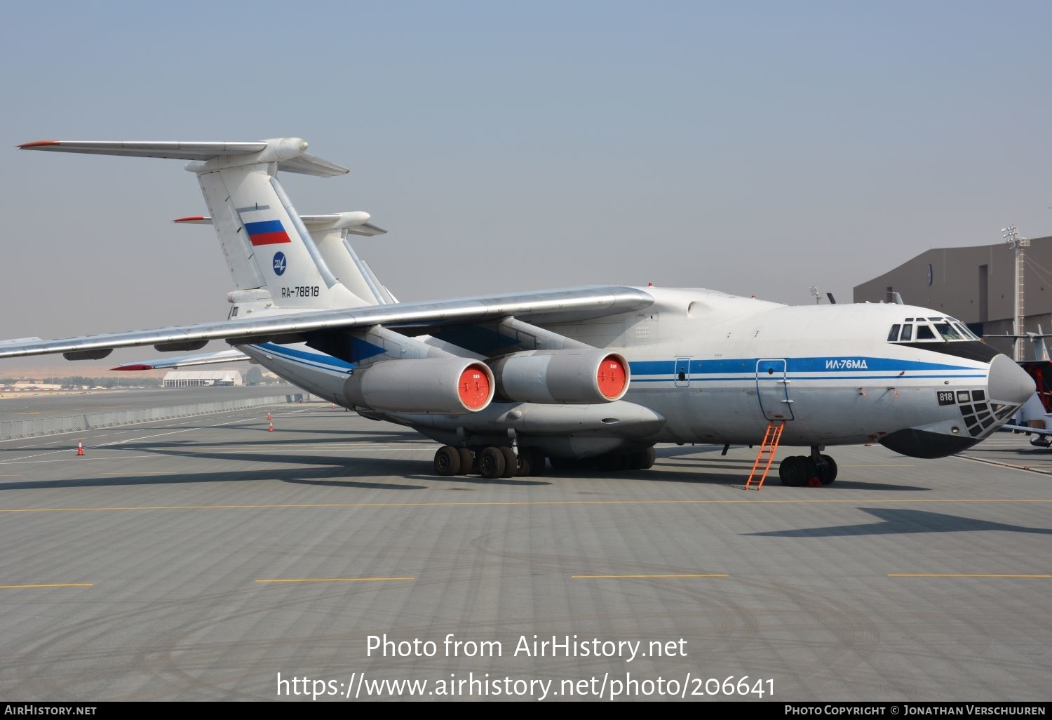 Aircraft Photo of RA-78818 | Ilyushin Il-76MD | Russia - Air Force | AirHistory.net #206641