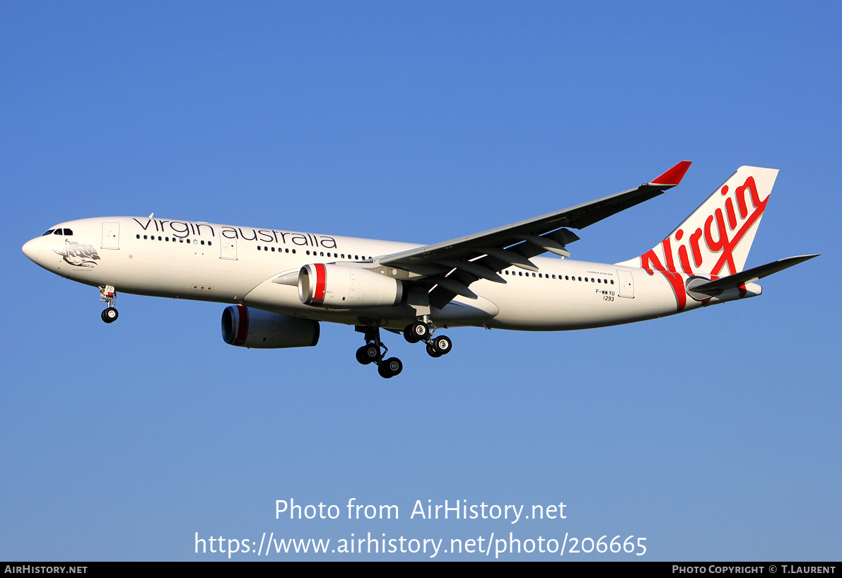 Aircraft Photo of F-WWYU | Airbus A330-243 | Virgin Australia Airlines | AirHistory.net #206665