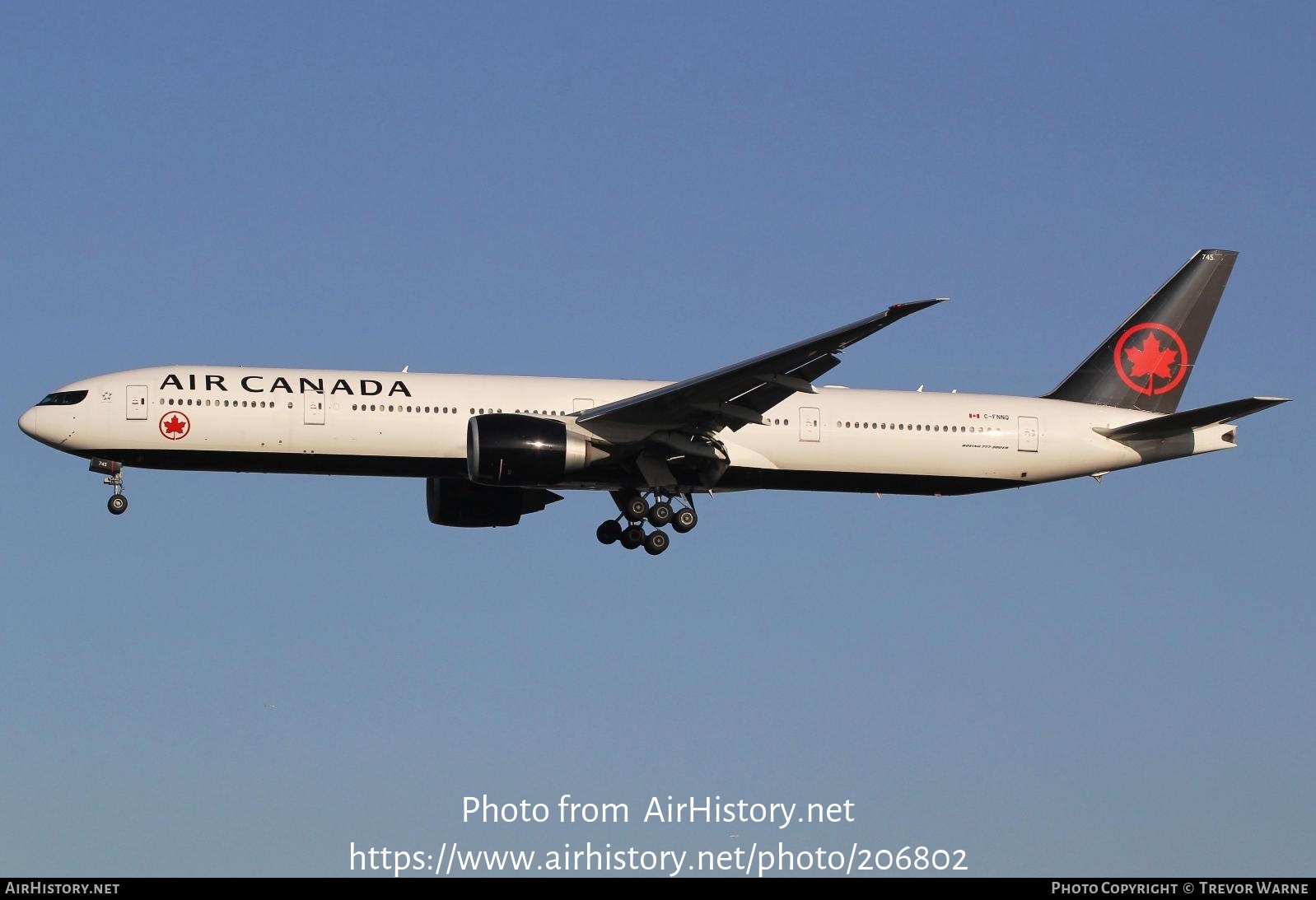 Aircraft Photo of C-FNNQ | Boeing 777-333/ER | Air Canada | AirHistory.net #206802