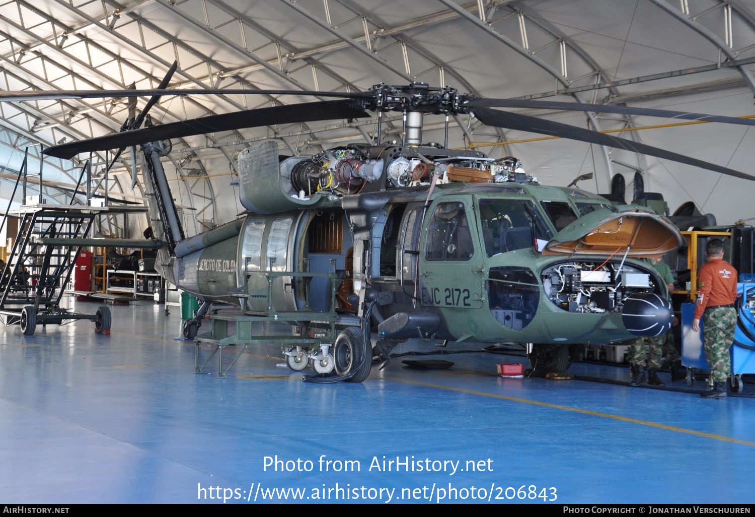 Aircraft Photo of EJC2172 | Sikorsky UH-60L Black Hawk (S-70A) | Colombia - Army | AirHistory.net #206843